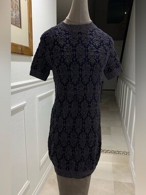 Lanvin tweed midi dress Size S